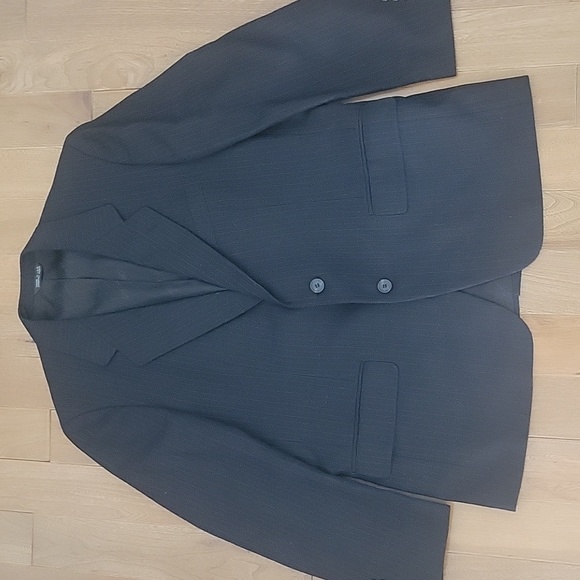 Vintage Oleg Cassini Wool pin stripe blazer - Picture 1 of 7